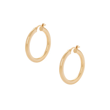 Brinco argola Alanya em Ouro 18k